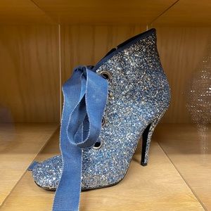 Ermanno Scervino Pastel Blue Lace Up Boot